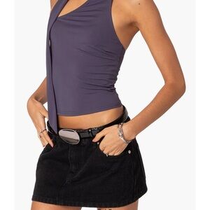 Edikted Melony Asymmetric Scarf Top